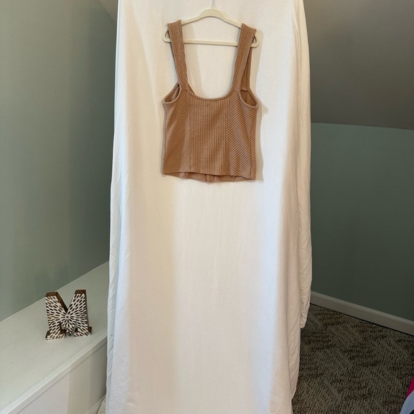 Forever 21 Tan Cropped Tank Size Small - Picture 5 of 7